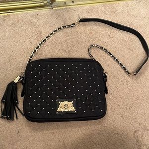 Black Round Stud Juicy Couture
